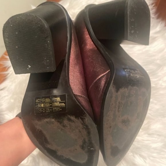 Diesel Metallic Brown/Copper Leather Ankle Boots – Women’s 39 - Picture 3 of 7